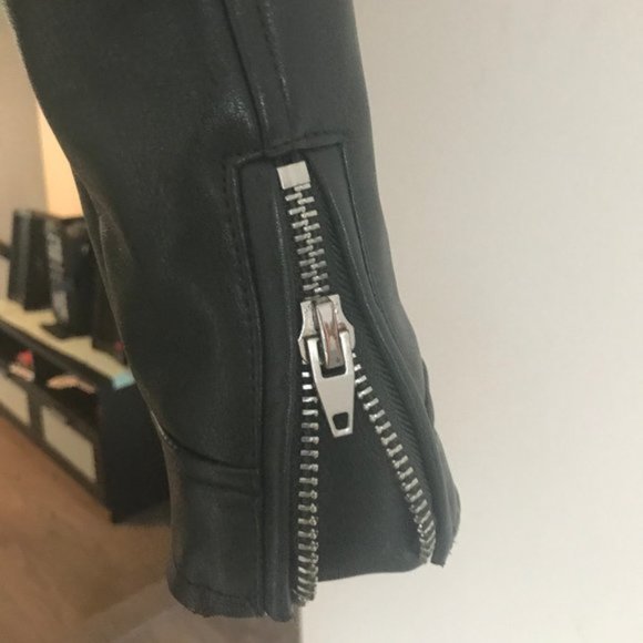 Silence + Noise Leather Jacket - Picture 6 of 7